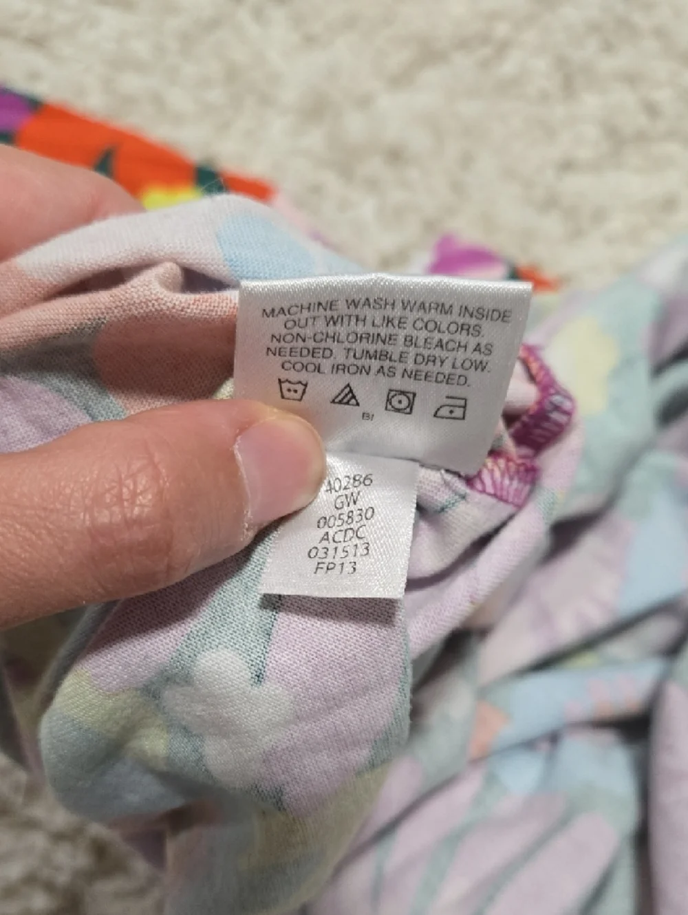 Hanna Andersson Bright Floral Tunic Size 6 Girl's 120